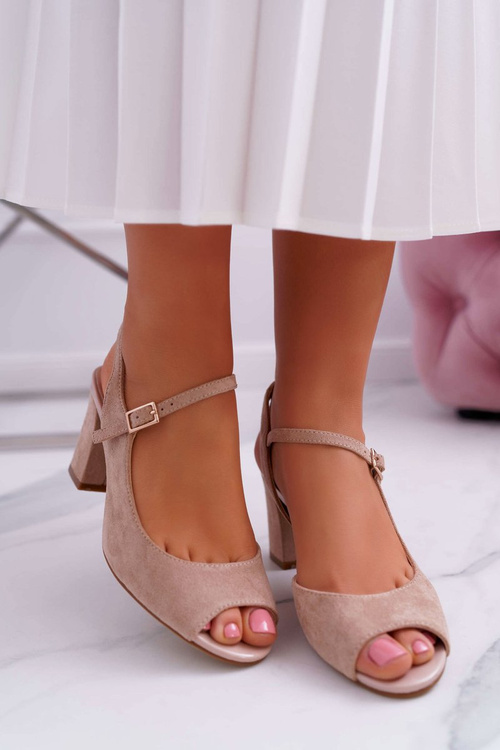 Women's Stiletto Sandals Sergio Leone SK808 Dali Beige