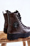 Children's Warm Boots Trappers Dark Grey Conley