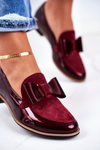 Women's Maciejka Semi Shoes Lacquered Loafers Maroon 04099-44/00-1
