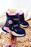 Children's Insulated Snow Boots Navy Nemi