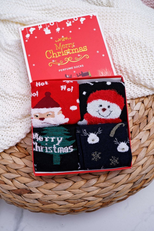 Women's Scented Socks Set of 4 Pairs Christmas COSAS A2