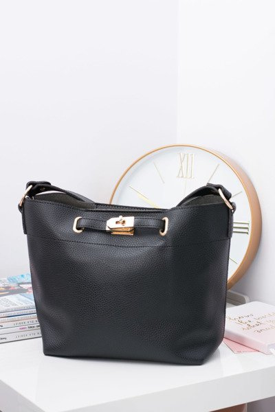 Black Women A4 Shoulder Handbag