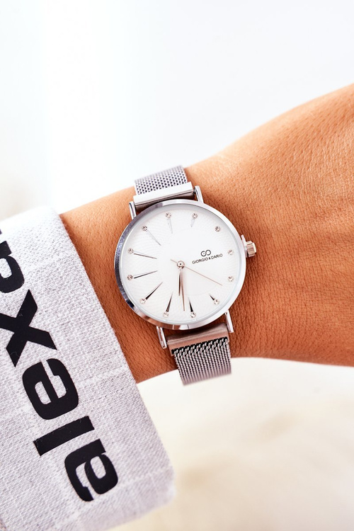 Watch On Mesh Bracelet Giorgio&Dario Silver