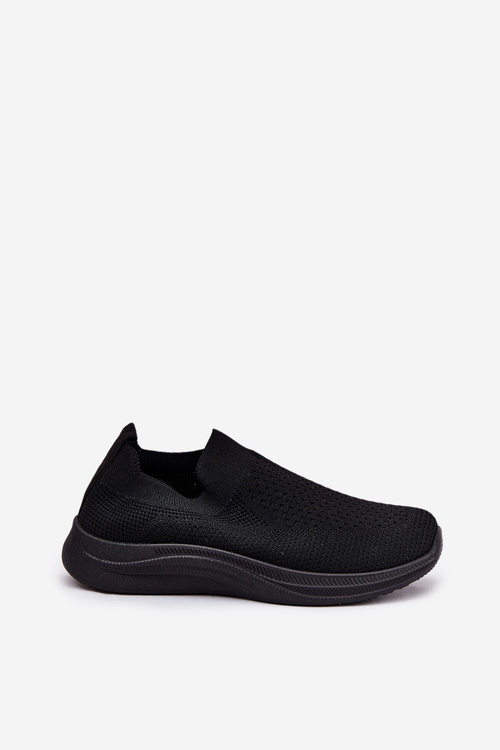 Fabric Slip-On Women's Sports Shoes Black Astusa