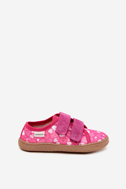 Barefoot Slippers Girls Hearts Milami Fuchsia Saphira