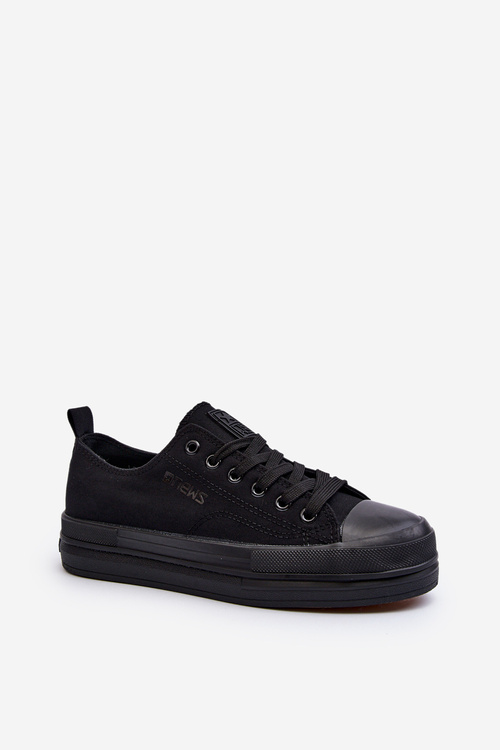 Women's Fabric Sneakers Black Staneva