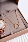 Set Watch, Bracelet And Chain GG Luxe Rose Gold