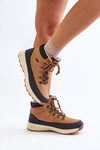 Ocieplane Męskie Buty Trekkingowe Brązowe Lee Cooper LCJ-24-03-3035M