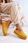 Slip-on Suede Espadrilles Yellow Lesley