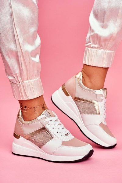 Women’s Sport Shoes Sneakers White Pink Dillion