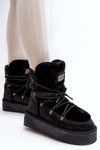 Waterproof Platform Vegan Snow Boots DFranklin DFSH371008 Black