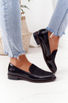 Women's Patent Loafers Sergio Leone PB254 Black