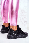 Buty Sportowe Skórzane Big Star Czarne GG274636