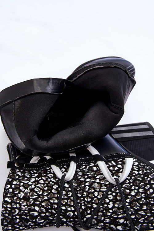 Women's Leather High Heels Maciejka 05605-01 Black and White