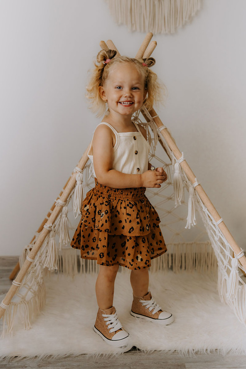 Children's High Sneakers Rose Gold Catrina