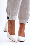 Classic Heels On A Heel White Odessa