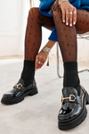 Women's Boots With a Sock Slip-on Black Sofia