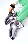 Women's Snow Boots Grey Evamia
