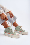 Women's Platform Sneakers Mint Aineri