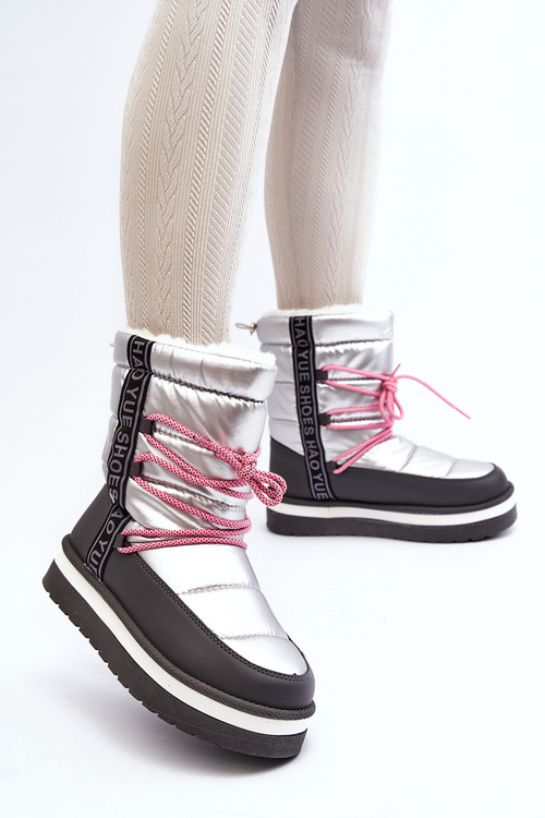 Women's Snow Boots with Silver Laces Lilara
