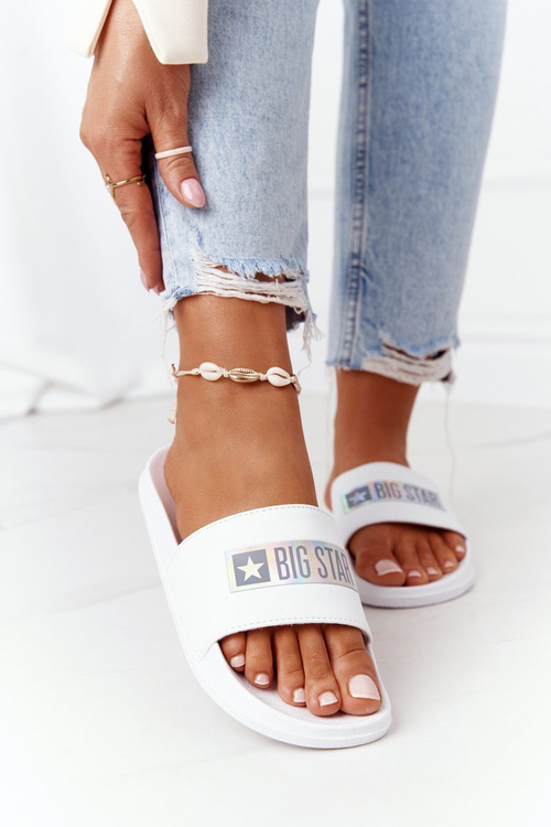 Women's Slippers Big Star HH274A035 White