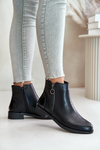 Flat Insulated Ankle Boots Black Kerima