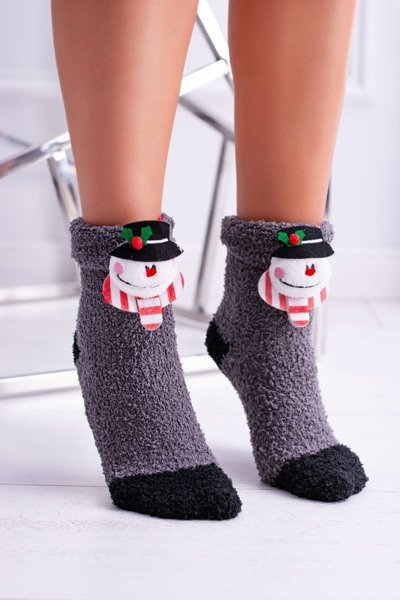 Women's Socks SOXO Christmas Socks with Snowman