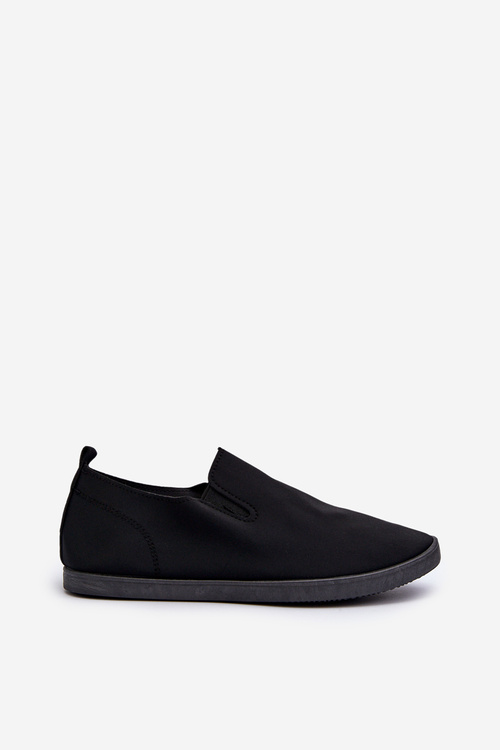 Tenisówki Trampki Damskie Slip-On Czarne Lovinia