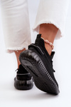 Women's Black Fabric Slip-On Sports Shoes Nelmarie