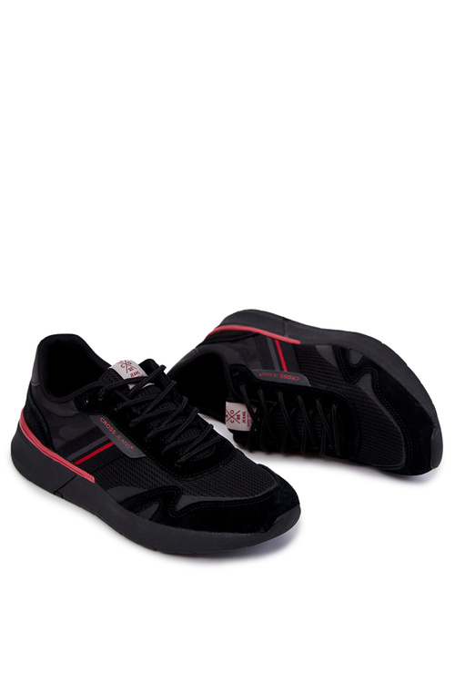 Men's Sport Shoes Sneakers Cross Jeans JJ1R4016C Black