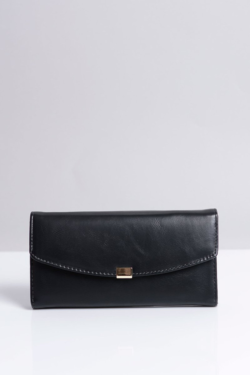Large Women's Black Wallet