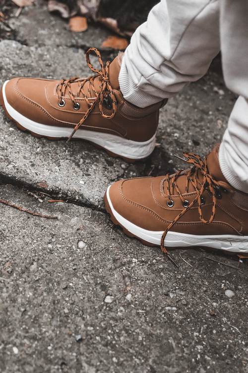 Children's Warm Boots Trappers Camel Otto