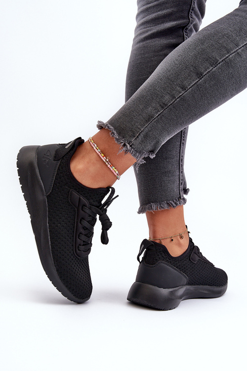 Women's Sports Sneakers 4F 4FRSS24FLOWF055 Black