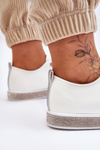 Women's Low Sneakers With Jets White-Silver Demira