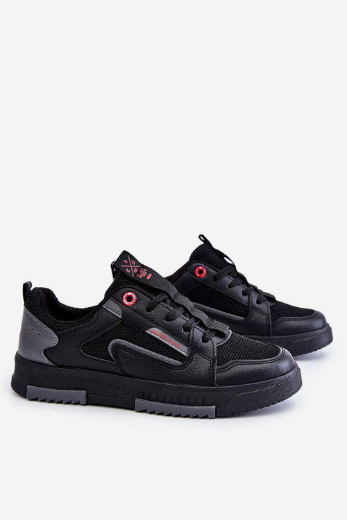 Sneakersy Damskie Niskie Czarne Cross Jeans LL2R4012C