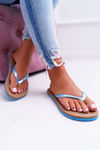 Women's Flip Flops Big Star Flip Flops Blue AA274A122