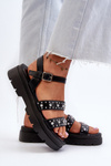 Women's Embellished Sandals Black Arcida
