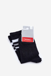 Women's Socks with Decorative Embossing Black