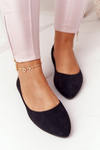 Suede Ballerinas Sergio Leone BL622 Black