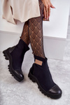 Women's fabric boots Nicole 2703 Black