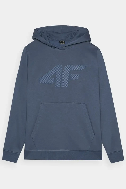 Men's Hoodie Pullover With Hood Blue 4FWMM00TSWSM1464-32S