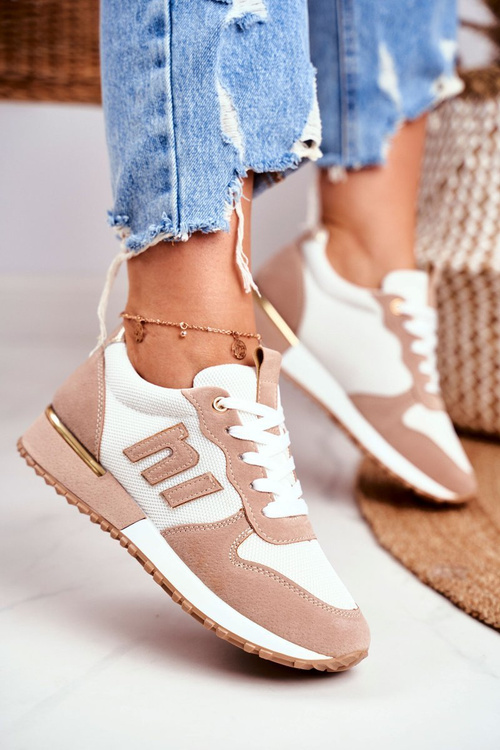 Women's Sports Shoes Sneakers Beige Maddie
