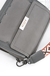 Women's Handbag Grey Listono with Zircons