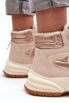 Women's Lined Sport Shoes Laced Beige Dejana