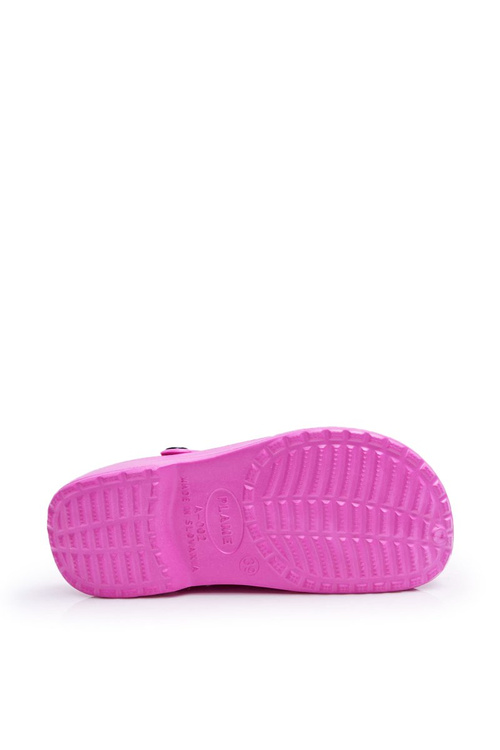 Women's Pink Foam Flip Flops EVA Dots