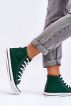 Women's Classic High-Top Sneakers Green Remos