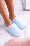 Women's Furry Slippers Light Blue Mimia