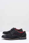 Men's Black Nubuck Kimel Half Shoes