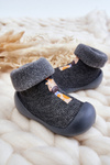 Children's slippers Niechodki Befado 002P024 Grey