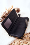 Large Women's Wallet With Extra Wallets Black